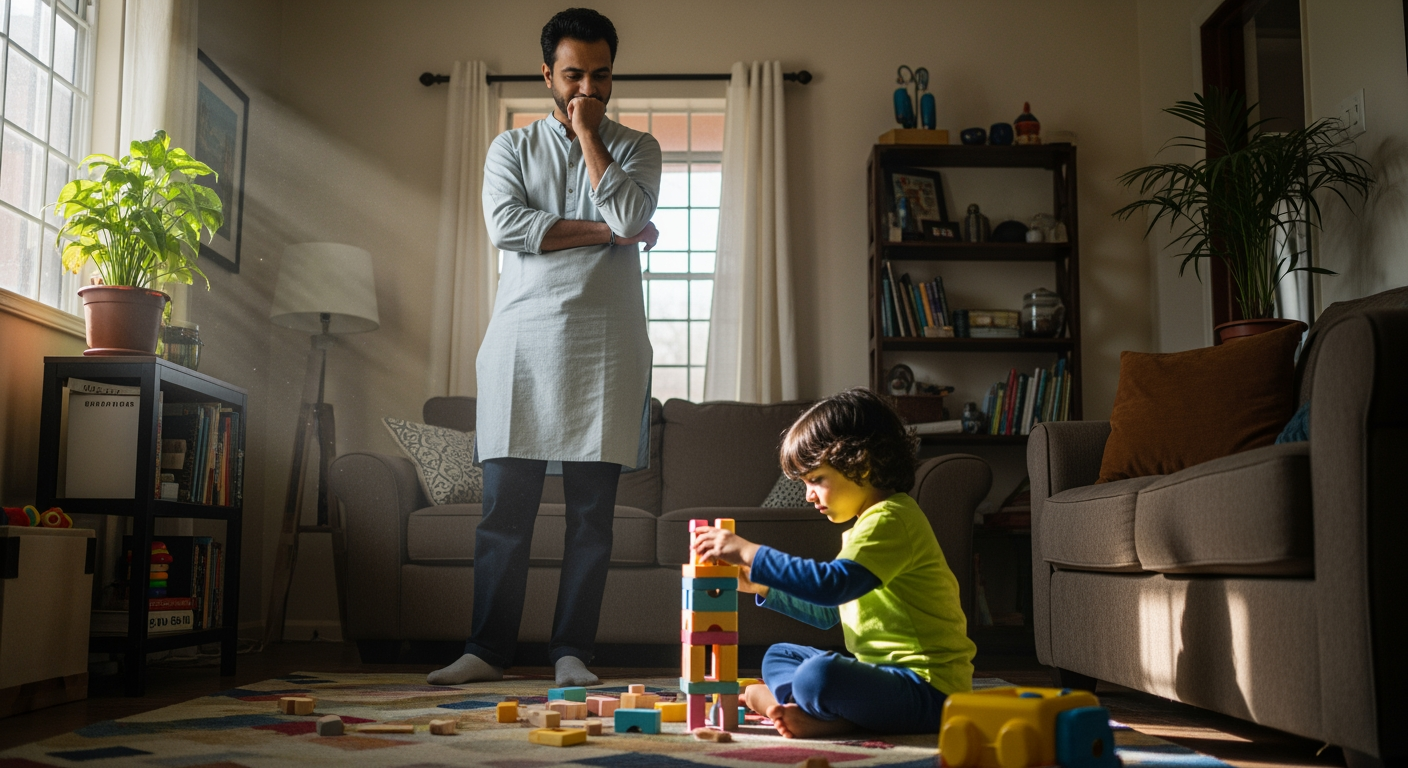 parent wondering is this just a phase or something more while observing child at play